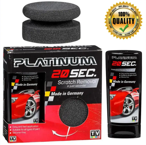 Паста-полірувальник Platinum 20 sec для авто: видалення подряпин та відновлення блиску