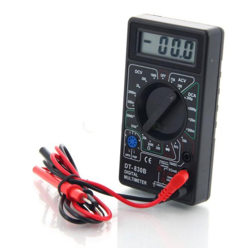 Цифровий мультиметр-тестер DT 830B для вимірювання напруги, струму та опору