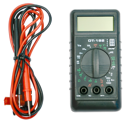 Портативний цифровий мультиметр DT-182: вольтметр і тестер для електровимірювань