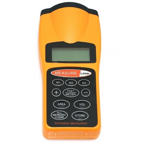 Лазерний далекомір TEST DISTANCE 3007, ультразвукова рулетка-лінійка з термометром
