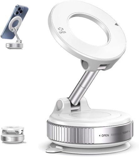 JoyPro Magnetic Holder — універсальний магнітний автотримач із вакуумною присоскою, обертання 360°