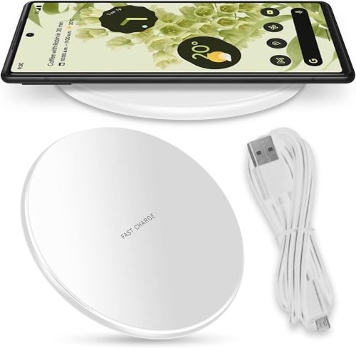 Бездротова зарядка Awei W7 кругла 10W Qi для смартфонів