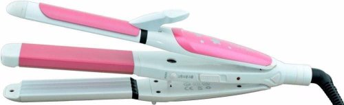 Праска-випрямляч для волосся Gemei GM-1960 2в1: гофре та плойка