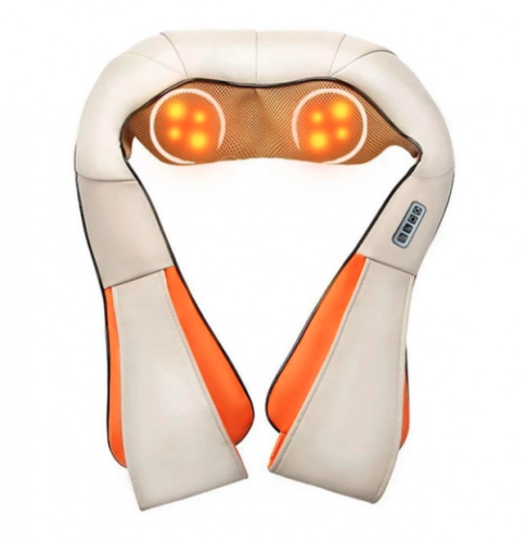 Роликовий масажер для шиї та спини з розминанням Massager of Neck Kneading