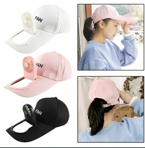 Літня бейсболка-кепка з вентилятором Fan, охолоджувальна з обдувом, акумуляторна