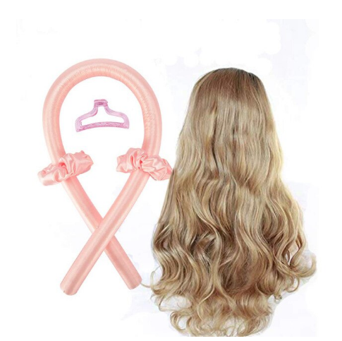 Шовкова стрічка-бігуді для локонів: обруч-джгут для накрутки волосся «М’яка хвиля»