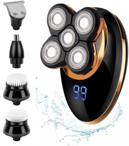 Бездротова електробритва VGR V-316 для чоловіків, вологостійка, для сухого та вологого гоління