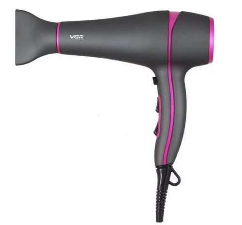 Потужний професійний фен VGR V-402 2200 Вт з концентратором і дифузором