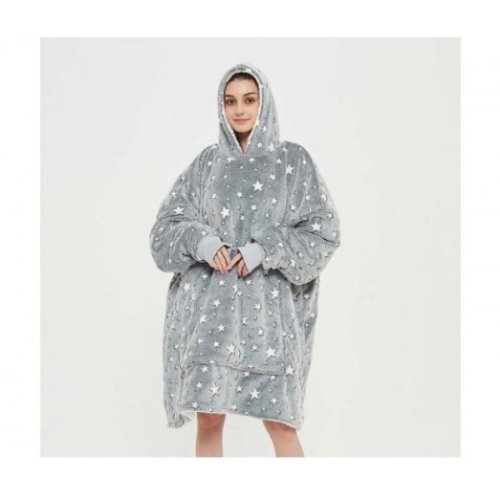 Дитяче худі-плед Stars Dream з капюшоном, люмінесцентне, світиться в темряві