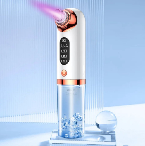 Вакуумний очищувач пор Face Slimmer: бездротовий гідропілінг і вакуумне чищення обличчя, USB зарядка