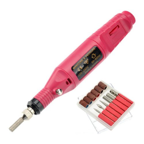 Фрезер для манікюру 20000 об/хв з насадками «кукурудза» та «куля»