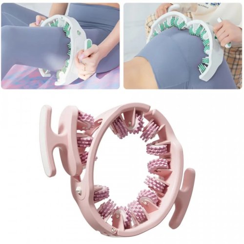 Ручний мультироликовий лімфодренажний масажер ROLLER MASSAGER, антицелюлітний для шиї, плечей, спини, рук і ніг