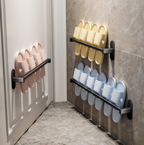 Підвісний настінний органайзер-вішалка для тапочок і рушників, тримач 38 см