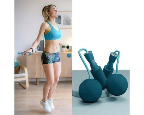 Бездротова скакалка з обважнювачами для кардіо, фітнесу та спортивних тренувань