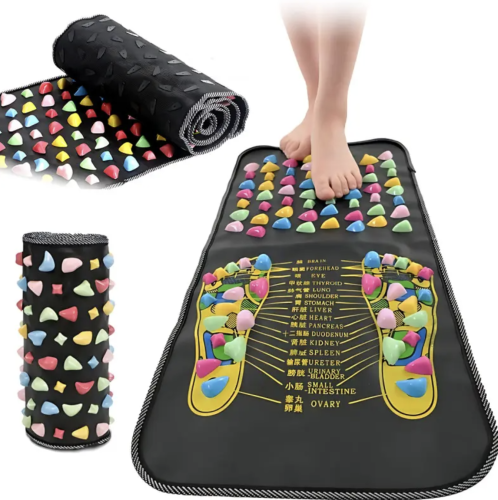 Масажний килимок-доріжка з камінцями 35×70 см для ніг і спини