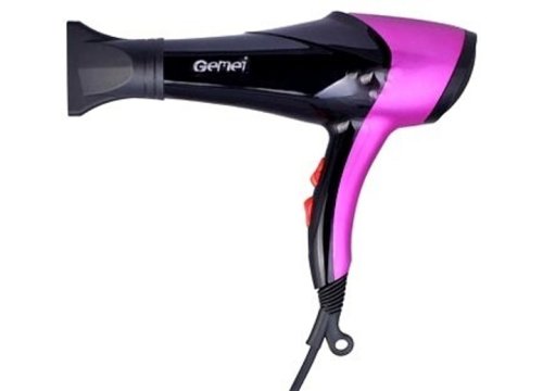 Фен для волосся GEMEI GM-1766 2.6 кВт AC — потужний професійний сушарка для укладки