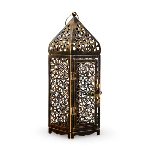 Інтер’єрний декоративний підсвічник для дому 9.5×9.5×25 см