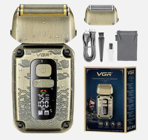 Професійна сітчаста електробритва VGR V-337 для гоління та стрижки