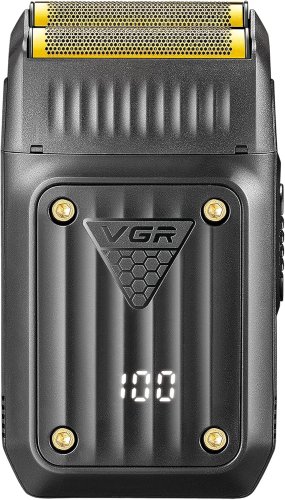 Електробритва VGR V-363 сіткова для подорожей, USB-зарядка, акумулятор