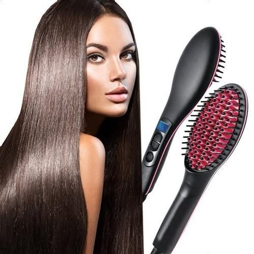 Щітка-випрямляч гребінець Straight Artifact HQT-906B з LED-дисплеєм