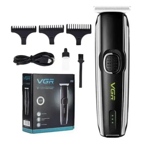 Професійний тример VGR V-020 для бороди й волосся, машинка для стрижки