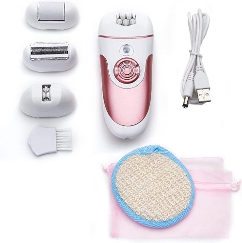 Епілятор RAF R.40004 USB 4-в-1 зі змінними насадками для догляду за шкірою вдома