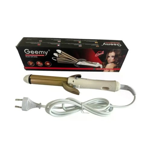 Щипці 4в1 GEMEI GM-2962 T200: плойка, випрямляч, гофре й прикореневе гофре, кераміка
