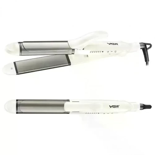 Щипці VGR V-558 2в1: випрямляч і плойка, кераміка, 120–220°C, швидкий нагрів