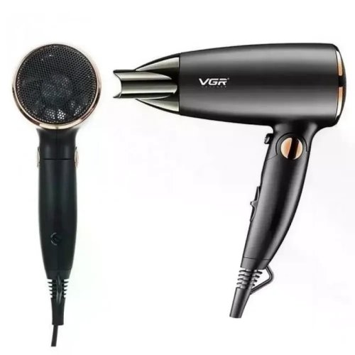 Дорожній складаний фен VGR V-439 1600W з холодним обдувом і насадкою-концентратором
