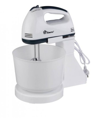Міксер DOMOTEC MS-1366 2в1 ручний і стаціонарний з чашею, 7 режимів