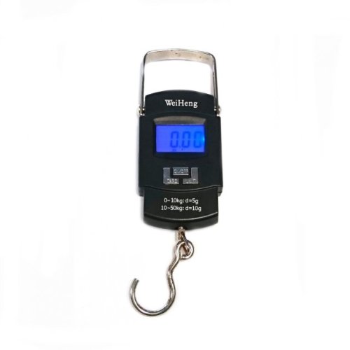 Ручні цифрові ваги-кантер WH-A08 до 50 кг (крок 5 г), електронні підвісні ваги