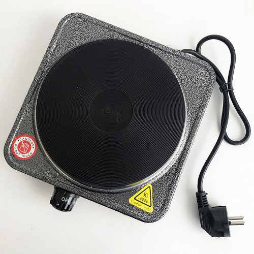 Настільна електроплита Domotec MS-5811 дискова, 1 конфорка, 1500 Вт