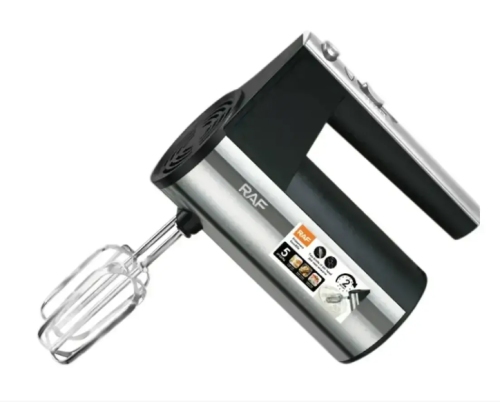 Портативний ручний міксер RAF R-6629, 5 швидкостей, 800 Вт