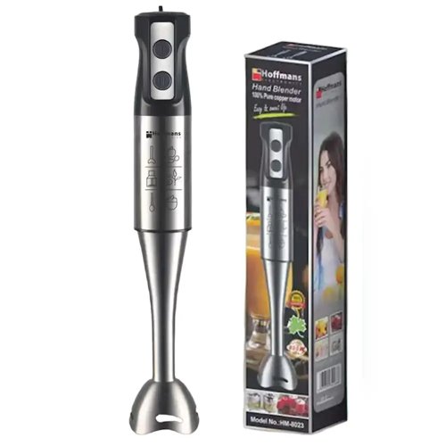 Погружний блендер Hoffmans HM-8023 800W, 2 швидкості, металева ніжка