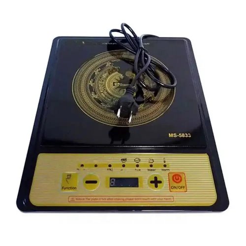 Індукційна настільна плита MS-5833 на 1 конфорку 2000 Вт із сенсорним керуванням