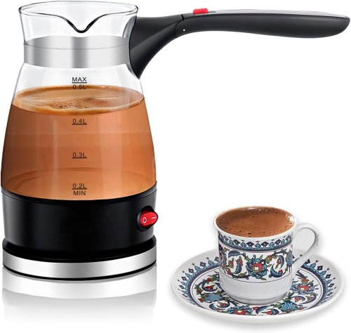 Електрична кавоварка R-128 0,5 л, 600 Вт — компактна для дому