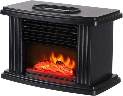 Портативний міні-обігрівач-камін Flame Heater для дому з ефектом полум’я