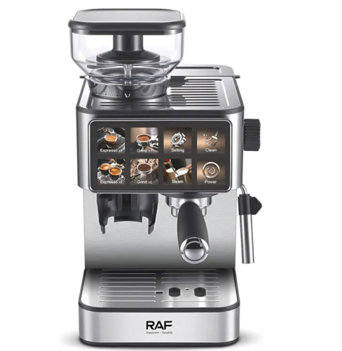 Кавоварка 2-в-1 RAF R.0206 1,8 л автоматична з капучинатором для свіжомеленої кави щодня