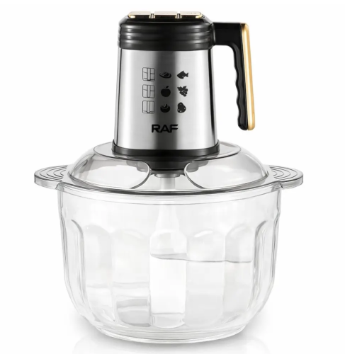 Кухонний комбайн-подрібнювач RAF R.3366, нержавіюча сталь, 5 л, 500 Вт
