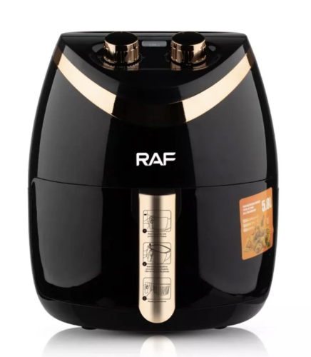 Аерофритюрниця RAF R.5232B 5,8 л — фритюрниця без олії для смачної та корисної їжі