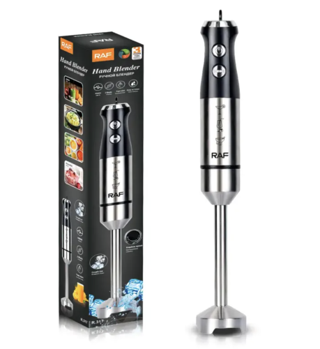 Занурювальний ручний блендер-подрібнювач RAF R.317 з металевою ніжкою