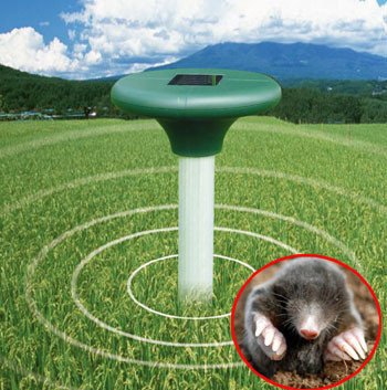 Сонячний відлякувач кротів і гризунів Solar Rodent Repeller (на сонячній батареї)