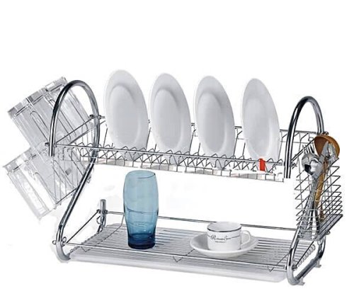 Органайзер‑сушарка для посуду з нержавіючої сталі BN‑004