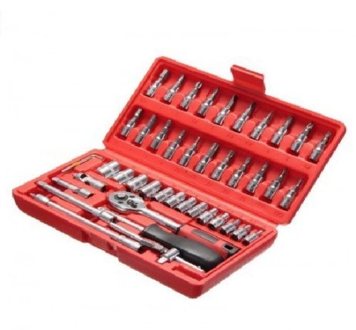 Набір автоінструментів і ключів професійний, 46 предметів
