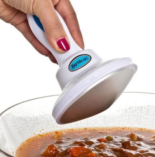 Магніт-знежирювач Fat Magnet M&O для видалення жиру з їжі