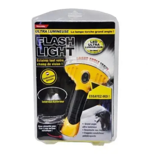 Ручний LED ліхтар Flash Light із широким променем (світлодіодний)