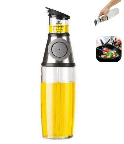 Пляшка-диспенсер з натискним дозатором для олії та оцту Press and Measure