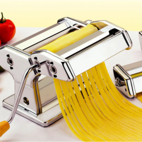 Лапшерізка/паста-машина Pasta Set: пристрій для пасти й локшини + тестораскатка