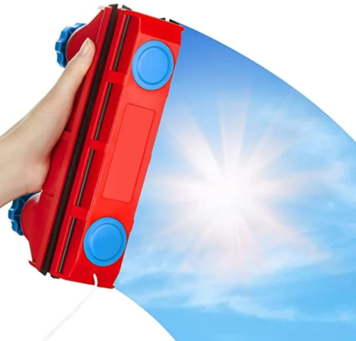 Магнітна щітка для миття вікон з двох боків The Glider