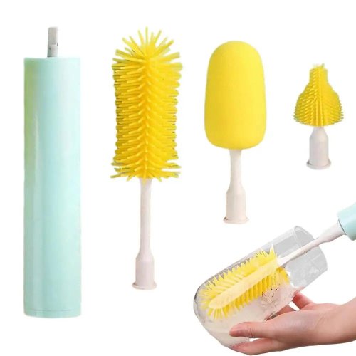 Бездротова електрощітка-йорж Cup Cleaning Brush для миття посуду, насадки, USB-зарядка